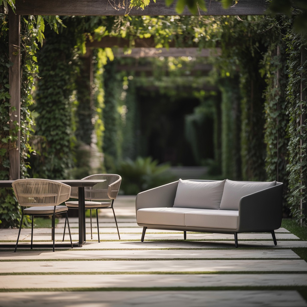 Moderne udendørs sofa